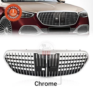 Grille Front Fit For W223 S450L S500 S580 S680 2021 2022 2023 2024 W/ACC - Picture 1 of 12