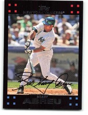 2007 Topps Baseball ( 1 - 250 ) Pick Your Card Complete Your Set