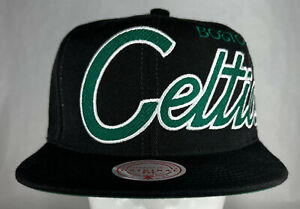 Mitchell & Ness NBA Boston Celtics XL Script Snapback Hat, Cap, New