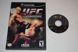 Disque de jeu Ultimate Fighting Championship UFC Throwdown Nintendo GameCube avec étui