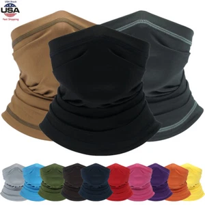Balaclava Face Cover Scarf UV Protection Headband Neck Gaiter Breathable Bandana - Picture 1 of 81