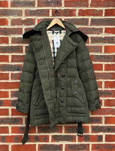 Burberry Brit Ladies "ALLERDALE" Duck Down padded Puffer Coat Small UK8 / US6 - Picture 1 of 12