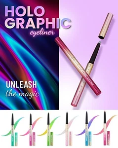 Swiss Beauty Holographic Shimmery Eyeliner, Waterproof, Smudge Proof Long Last - Picture 1 of 14
