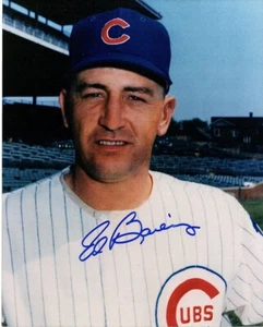 Ed Bailey Signed - Autographed Chicago Cubs 8x10 inch Photo - Deceased 2007 - Picture 1 of 2