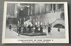Lying In State Of King George V Westminster Hall January 23-27 1936 Post Card 