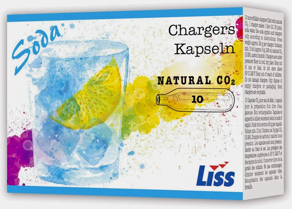 20 CO2 8g soda chargers C02 seltzer water cartridges sparklet carbonated mosa fs