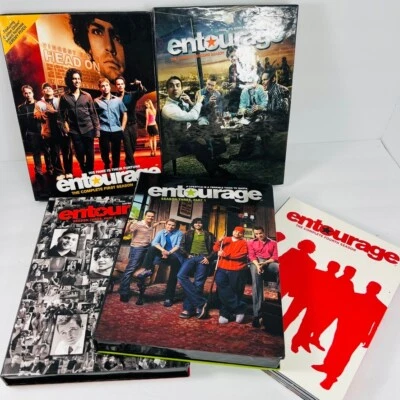 Entourage HBO Series Complete Seasons 1 Thru 4 Dvd Jeremy Piven Adrian Grenier - Image 1 of 4