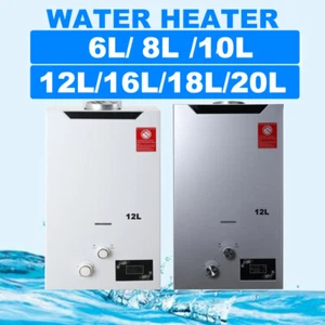 6/8/10/12/16/18/20L Tankless Propane Gas Water Heater On-Demand LPG Water Boiler - Picture 1 of 151