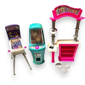 Juego Arcade Barbie Play N Prize 2000 Mattel Garra Juego Pinball De Colección - Imagen 1 de 10
