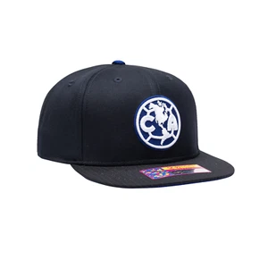 Club America "Graduate" Flat Peak Snapback Hat Fan Ink Official Licensed - Picture 1 of 4