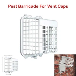 Outdoor Wall Louvered Dryer Duct Vent Exhaust Hood Cap Cover Pest Bird Guard - Picture 1 of 5