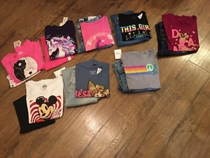 NWT~Girls size 10/12 & 12 clothes lot of 16 Pcs.~Spring / Fall Outfits~Disney,SO - Picture 1 of 5
