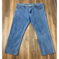 Men Dearborn Denim Chicago USA cotton medium wash blue jeans, 44
