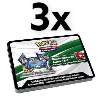 3X POKEMON TCG ONLINE CODE CARDS - PICK YOUR SET - EBAY MASSAGE SAME DAY! - Image 1 of 2