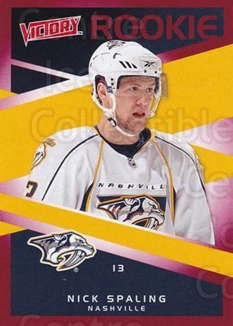 2010-11 UD Victory Red #231 Nick Spaling - Image 1 of 1