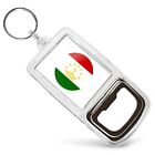 Acrylic Bottle Opener Keyring  - Tajikistan Central Asia Flag  #9156