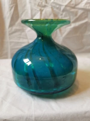 Medina Signed Glass Art Deco Vase - Image 1 of 3