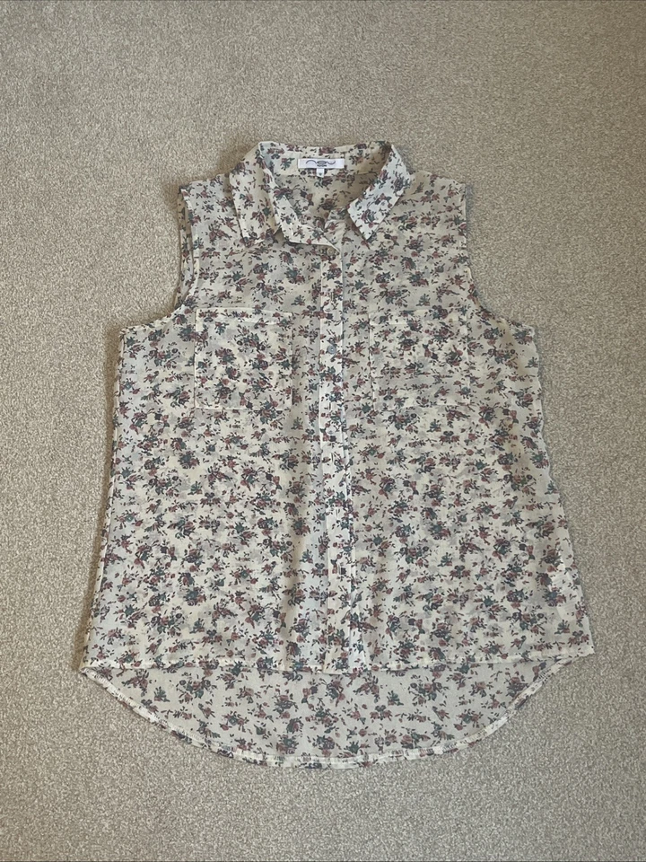 New Look Women's Floral Blouse Size 12 - Image 1 of 1