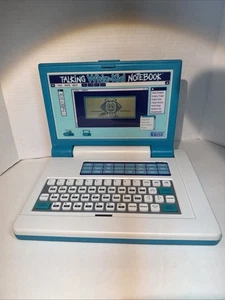 Vintage Vtech Talking Whiz Kid Notebook Learning Laptop Computer Tested Works - Picture 1 of 13
