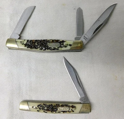 2 facas de bolso NOS ViNtAgE BUCK - 373 & 379 - AMBAS NÃO USADAS - #2 - Imagem 1 de 3