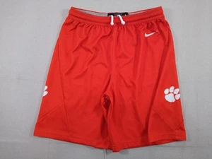 Nike Clemson Tigers Shorts Men's M Orange White Paws 9" Inseam Performance USA - Picture 1 of 10