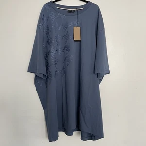 T-shirt uomo Hugo Boss grande e alta Ticino 24 diagonale pied de poule grafica taglia 3XT - Foto 1 di 6