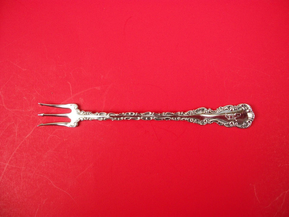 Whiting Gorham Louis XV Shrimp Fork Antique Sterling Silver 1891 - .55 T oz - Image 1 of 4