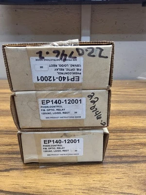 namco ep140-12001. phsw,control fib. optic relay, 120vac lo/do,rect  [set of 3] - Image 1 of 3
