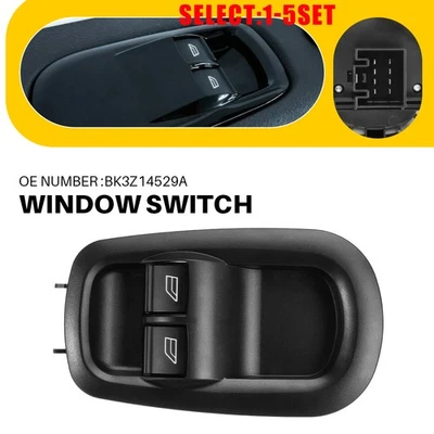 BK3Z14529A For Ford Transit Connect Left Front Window Control Switch 15-23 1-10X - Image 1 of 4