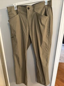 Orvis Regular Fit Straight Leg Men's 36x30 Green Nylon Casual Outdoor Pants - Picture 1 of 4