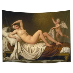 Impresiones de arte de pared de mujer desnuda y ángel obras de arte de pintura al óleo vintage SIN MARCO - Imagen 1 de 4