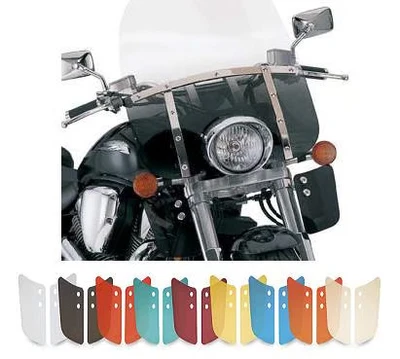 Memphis Shades Custom Lowers Plastic - Gradient Black Motorcycle Street MEP5811 - Image 1 of 4