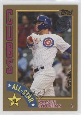 2019 Topps 1984 Topps Baseball All-Stars Gold /50 Willson Contreras #84AS-WC - Image 1 of 2
