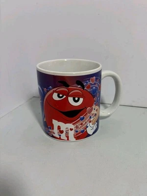 Taza de té de café de cerámica roja caramelo Galerie M&M Mars coleccionable Foto 1 de 4