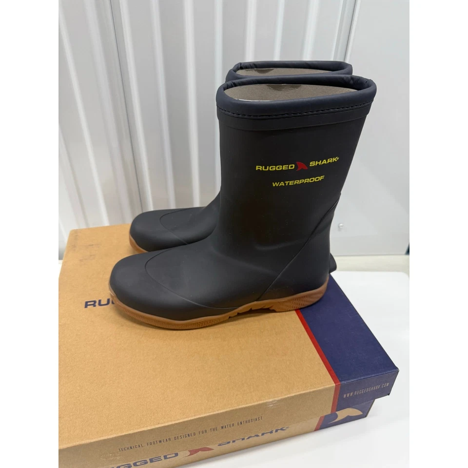 RUGGED SHARK Botas de Pesca Blancas Grandes para Hombre, Antideslizantes Azul, Para Hombre Talla 8 Nuevas Foto 1 de 4