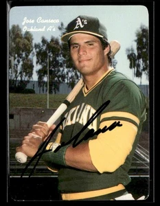 1986 Mother's Cookies #9 Jose Canseco Rookie Card Autograph RC On-Card Auto! - Picture 1 of 2