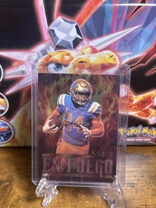 2023 Panini Select Draft Picks - En Fuego Zach Charbonnet #EF-ZC (RC) - Picture 1 of 2
