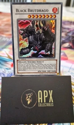 Yu-Gi-Oh - Black Brutdrago - SOVR-EN043 - Super Rare - 1st Ed - Mint - Image 1 of 4