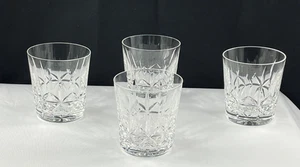 Rosslare Crystal by Waterford set of 4  Old Fashioned Glasses 3.5" - Picture 1 of 12