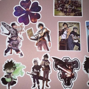 10 Asta Yuno Black Clover Anime Manga Stickers Sticker Cute Kawaii BC - Picture 1 of 4