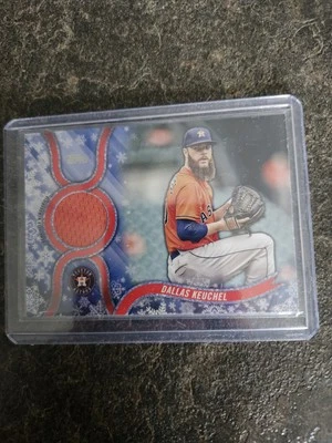 2018 Topps WalMart Holiday Mega Relic Dallas Keuchel Card# R-DK - Image 1 of 2