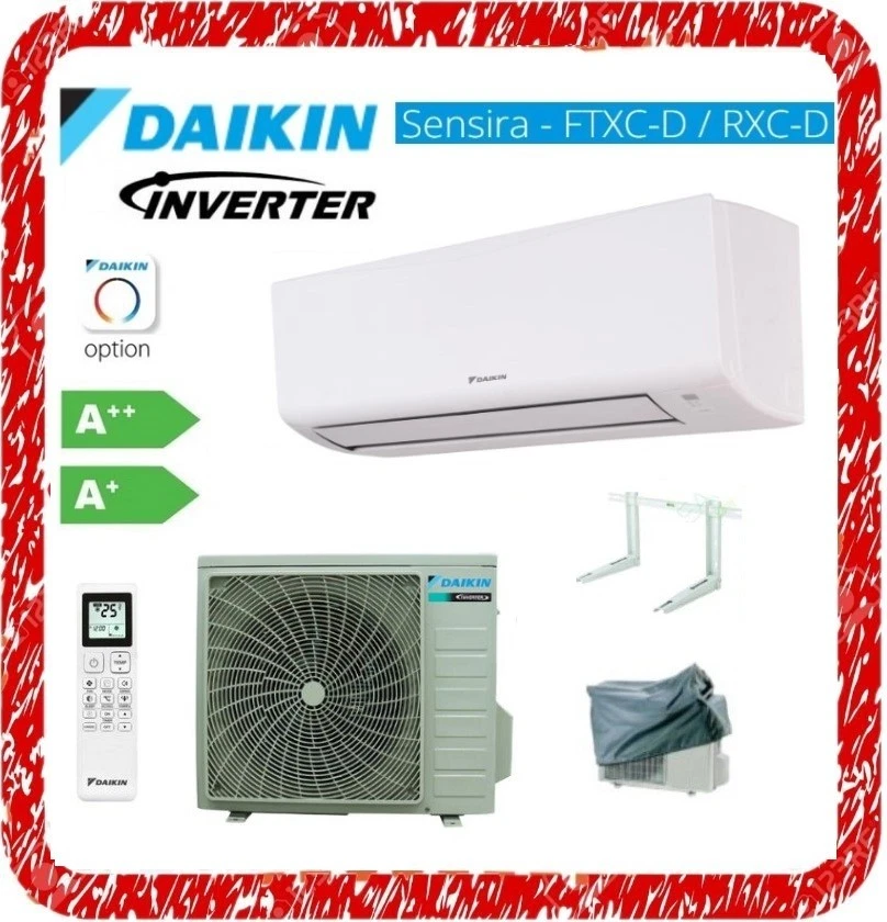 DAIKIN FTXC35D/RXC35D Climatiseur 12000 BTU + Support + Housse A++/A+ - Photo 1/1