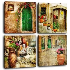 Yellow Kitchen Decor Yellow Rose Kitchen Wall Art Dining Room Decor Wine Glas... - Foto 1 di 7