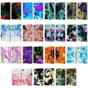 OFFICIAL HAROULITA LIQUID MARBLE LEATHER BOOK WALLET CASE COVER FOR APPLE iPAD - Picture 1 of 20