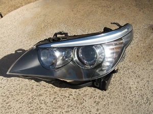 08-10 BMW 528i 530i 535i 550i AFS Xenon Headlight w Restored Lens LH Drivers OEM - Picture 1 of 17