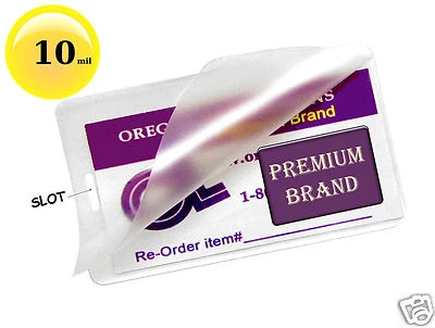 OREGON LAMINATIONS PREMIUM 1000/pack 10 Mil Luggage Tags Hot Laminating Pouches 2-1/2 x 4-1/4 Pre-Slotted