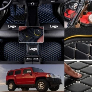 Fit For Hummer H2 H3 H3T Car Floor Mats Luxury Custom Waterproof Auto Pads - Picture 1 of 24
