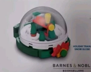 LEGO Christmas Train Snow Globe / BARNES AND NOBLES Exclusive With Instructions - Picture 1 of 12