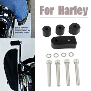 CNC 3/4" Driver Floorboard Extension Kit For Harley Softail FL 2018- 2022 2024 - Bild 1 von 11
