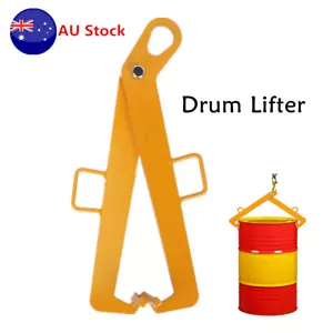 Drum Lifter Drum Lifting Vertical Barrel Lifter For 1322 lbs Capacity - Picture 1 of 9